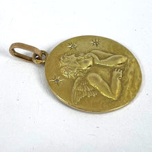 Load image into Gallery viewer, French Raphael’s Cherub Stars 18K Yellow Gold Diamond Charm Pendant
