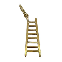 Load image into Gallery viewer, Vintage Small 18K Yellow Gold Climb The Ladder Charm Pendant
