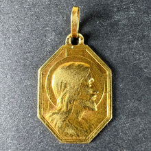 Load image into Gallery viewer, French Art Deco Paul Brandt 18K Yellow Gold Jesus Christ Medal Charm Pendant