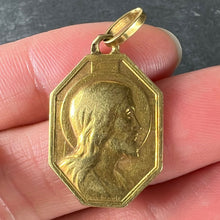 Load image into Gallery viewer, French Art Deco Paul Brandt 18K Yellow Gold Jesus Christ Medal Charm Pendant