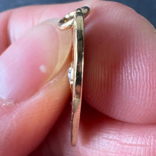 Load image into Gallery viewer, French Love My Heart Is Yours 18K Yellow Gold Diamond Pendant Charm