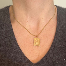 Load image into Gallery viewer, French Scorpio Starsign Zodiac 18K Yellow Gold Charm Medal Pendant