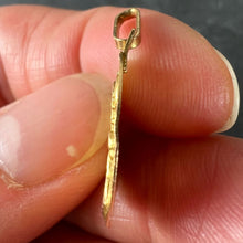 Load image into Gallery viewer, Vintage French St Christopher 18K Yellow Gold Charm Pendant