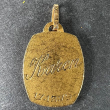 Load image into Gallery viewer, French Virgin Mary Rolled 18K Yellow Gold Filled FIX Charm Pendant