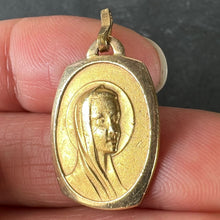 Load image into Gallery viewer, French Virgin Mary Rolled 18K Yellow Gold Filled FIX Charm Pendant