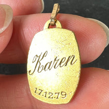 Load image into Gallery viewer, French Virgin Mary Rolled 18K Yellow Gold Filled FIX Charm Pendant