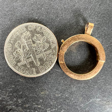 Load image into Gallery viewer, French Giant Spring Ring Closure 18K Rose Gold Charm Pendant Connector