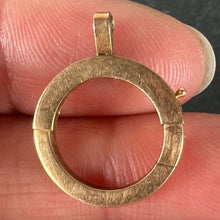 Load image into Gallery viewer, French Giant Spring Ring Closure 18K Rose Gold Charm Pendant Connector