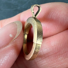 Load image into Gallery viewer, French Giant Spring Ring Closure 18K Rose Gold Charm Pendant Connector