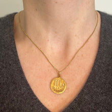 Load image into Gallery viewer, Becker French Zodiac Scorpio Starsign 18K Yellow Gold Charm Pendant