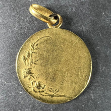 Load image into Gallery viewer, Antique French Emile Monier Virgin Mary 18K Yellow Gold Pendant Charm Medal
