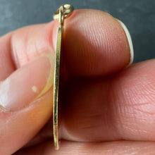 Load image into Gallery viewer, French Virgin Mary Miraculous Medal 18K Yellow Gold Charm Medal Pendant