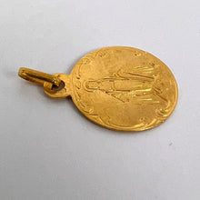 Load image into Gallery viewer, French Virgin Mary 18K Yellow Gold Charm Pendant
