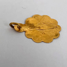 Load image into Gallery viewer, French Virgin Mary 18K Yellow Gold Charm Pendant