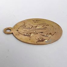 Load image into Gallery viewer, French 18K Yellow Gold GM or MG Monogram Medal Pendant