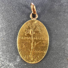 Load image into Gallery viewer, French Dropsy Madonna and Child 18K Yellow Gold Medal Pendant