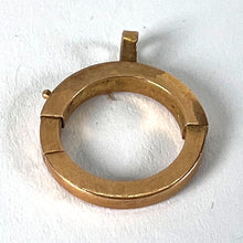Load image into Gallery viewer, French Giant Spring Ring Closure 18K Rose Gold Charm Pendant Connector