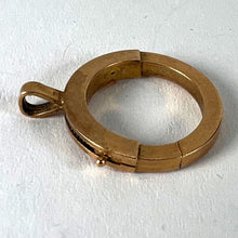 Load image into Gallery viewer, French Giant Spring Ring Closure 18K Rose Gold Charm Pendant Connector