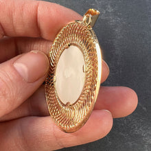 Load image into Gallery viewer, French 18K Rose Gold Mother-of-Pearl Virgin Mary Medal Pendant