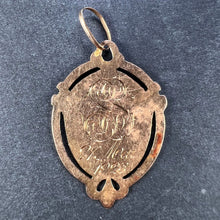 Load image into Gallery viewer, French Virgin Mary 18K Rose Gold Medal Charm Pendant