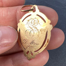 Load image into Gallery viewer, French Virgin Mary 18K Rose Gold Medal Charm Pendant