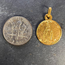 Load image into Gallery viewer, French Virgin Mary 18K Yellow Gold Charm Pendant