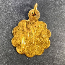 Load image into Gallery viewer, French Virgin Mary 18K Yellow Gold Charm Pendant
