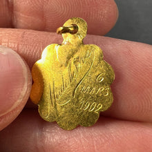 Load image into Gallery viewer, French Virgin Mary 18K Yellow Gold Charm Pendant