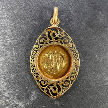 Load image into Gallery viewer, French Virgin Mary 18K Yellow Gold Charm Pendant
