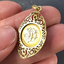 Load image into Gallery viewer, French Virgin Mary 18K Yellow Gold Charm Pendant