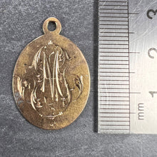Load image into Gallery viewer, French 18K Yellow Gold GM or MG Monogram Medal Pendant