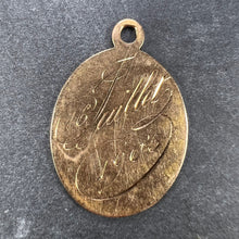 Load image into Gallery viewer, French 18K Yellow Gold GM or MG Monogram Medal Pendant