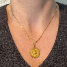 Load image into Gallery viewer, French Perroud Large Cancer Zodiac Starsign 18K Yellow Gold Charm Pendant