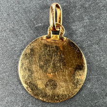 Load image into Gallery viewer, French Perriat Virgin Mary 18K Yellow Gold Pendant Charm