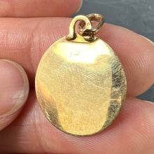 Load image into Gallery viewer, French Perriat Virgin Mary 18K Yellow Gold Pendant Charm