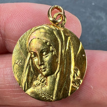 Load image into Gallery viewer, French Virgin Mary 18K Yellow Gold Pendant Charm