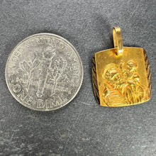 Load image into Gallery viewer, French 18K Yellow Gold Saint Christopher Charm Pendant