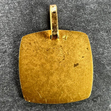 Load image into Gallery viewer, French 18K Yellow Gold Saint Christopher Charm Pendant