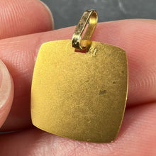 Load image into Gallery viewer, French 18K Yellow Gold Saint Christopher Charm Pendant