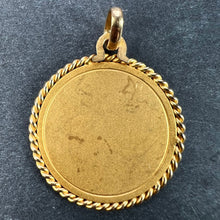 Load image into Gallery viewer, French Serraz Virgin Mary 18K Yellow Gold Medal Pendant