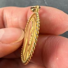 Load image into Gallery viewer, French Serraz Virgin Mary 18K Yellow Gold Medal Pendant