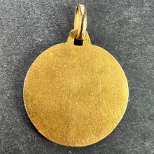 Load image into Gallery viewer, French Virgin Mary 18K Yellow Gold Medal Pendant