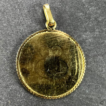 Load image into Gallery viewer, French Dropsy Virgin Mary 18K Yellow Gold Medal Pendant