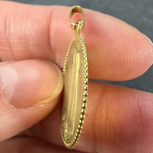 Load image into Gallery viewer, French Dropsy Virgin Mary 18K Yellow Gold Medal Pendant
