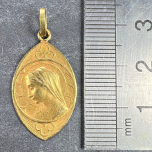 Load image into Gallery viewer, French Dropsy Virgin Mary 18K Yellow Gold Charm Pendant
