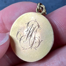 Load image into Gallery viewer, French Religious Virgin Mary 18K Yellow Gold Medal Pendant