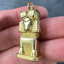 Load image into Gallery viewer, Large French Capricorn Zodiac Starsign 18K Yellow Gold Charm Pendant