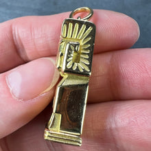 Load image into Gallery viewer, Large French Capricorn Zodiac Starsign 18K Yellow Gold Charm Pendant