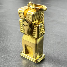 Load image into Gallery viewer, Large French Capricorn Zodiac Starsign 18K Yellow Gold Charm Pendant