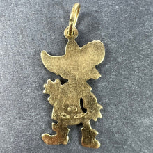 Load image into Gallery viewer, Italian UnoAErre Muskateer 18K Yellow Gold Enamel Charm Pendant
